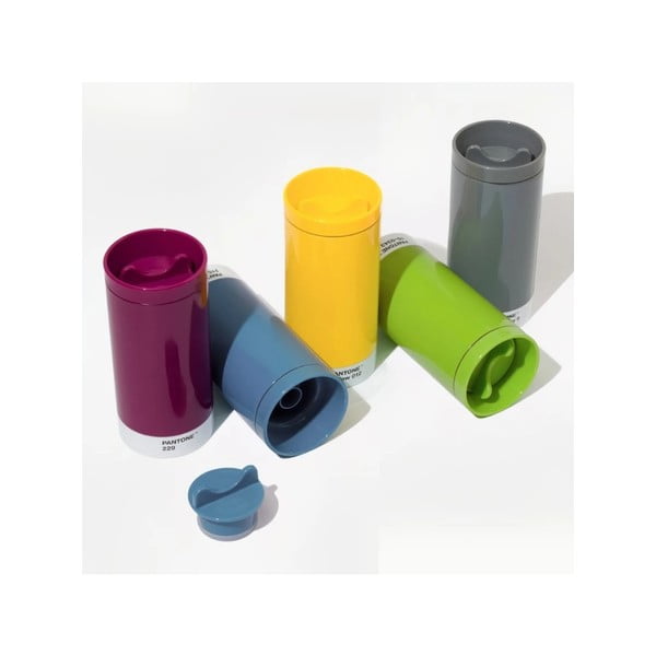 Mėlynas nerūdijančio plieno kelioninis puodelis Pantone, 430 ml-image-1