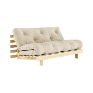 Smėlio spalvos sofa lova 160 cm Roots - Karup Design