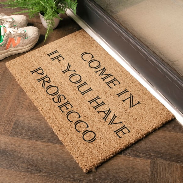 Iš kokoso pluošto grindų kilimėlis 40x60 cm Prosecco – Artsy Doormats-image-1