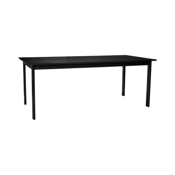 Valgomojo stalas juodos spalvos 95x195 cm Dapper – Hübsch