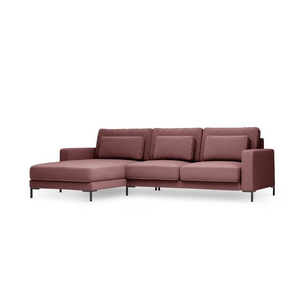 Rožinė kampinė sofa Interieurs 86 Seine, kampas kairėje-image-2