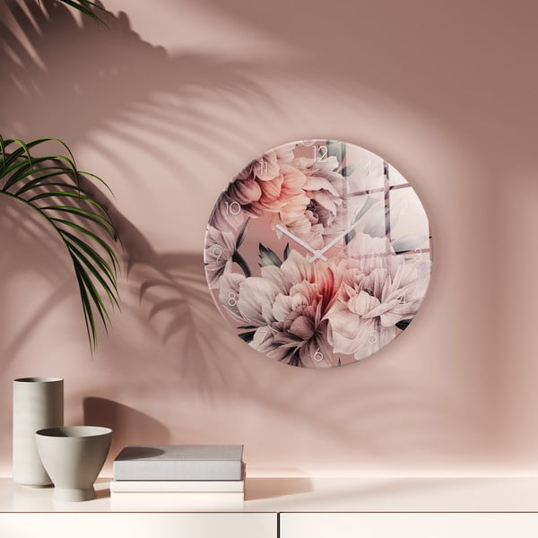 Stiklinis sieninis laikrodis ø 30 cm - Styler-image-2