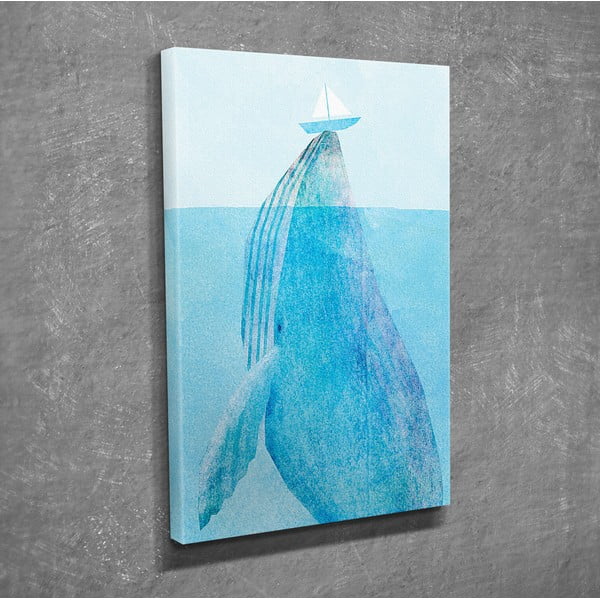 Paveikslas ant drobės Whale, 30 x 40 cm-image-3