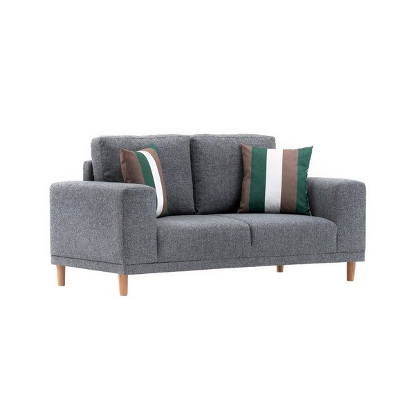 Pilka dvivietė sofa Franz-image-3