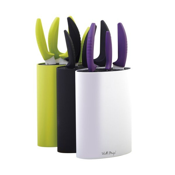 Peilių blokas, ovalus, baltas-image-2