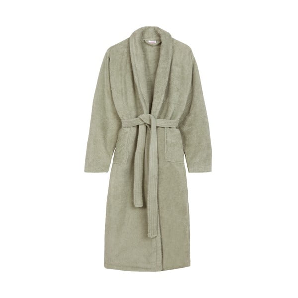 Iš medvilnės chalatas žalios spalvos XS/S Terry – HIP