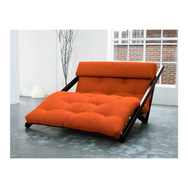 "Karup Figo" poilsio kėdė, Wenge/Oranžinė, 120 cm