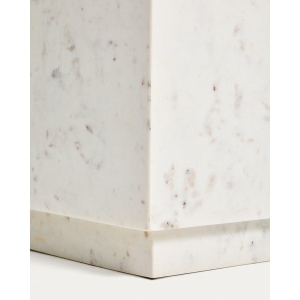 Iš marmuro šoninis stalas 50x50 cm Sorein – Kave Home-image-4