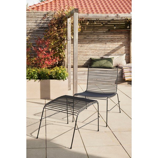 Metalinis sodo krėslas juodos spalvos String – Hübsch-image-4