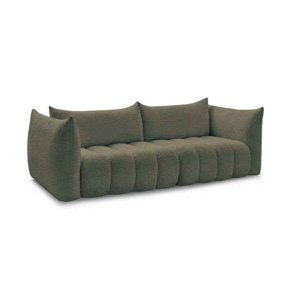 Žalios spalvos sofa iš boucle 286 cm Azra – Bobochic Paris-image-2