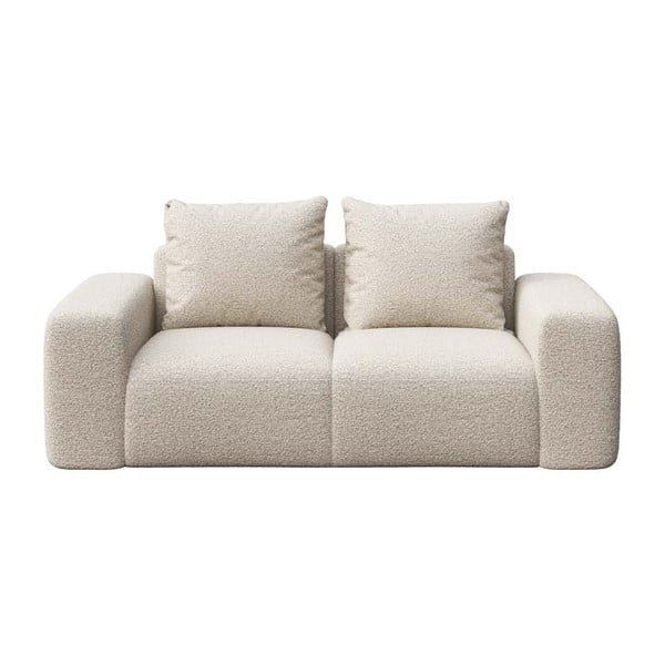 Sofa smėlio spalvos iš boucle 212 cm Feiro – MESONICA