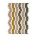 Rankų darbo žalios spalvos/natūralios spalvos iš vilnos kilimas 160x230 cm Cascade Wool – Flair Rugs