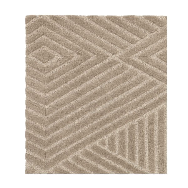 Kilimas iš vilnos šviesiai rudos spalvos 200x290 cm Hague – Asiatic Carpets-image-4