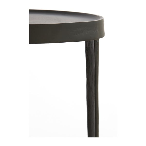 Iš metalo apvalios formos šoniniai stalai 2 vnt. ø 35 cm Tobias – Light & Living-image-4