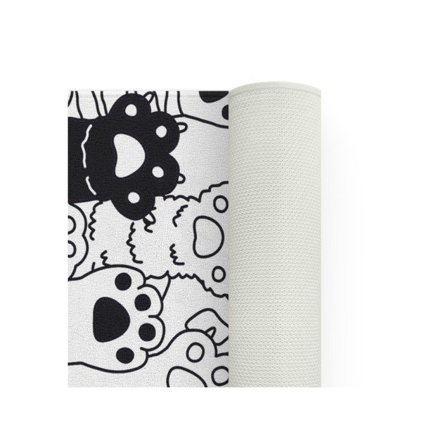 Vaikiškas kilimas juodos ir baltos spalvos 100x140 cm Happy Paws – Oyo Concept-image-4