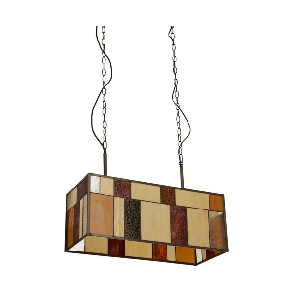 Iš metalo kabantis šviestuvas su stiklo gaubtu Waldorf – Premier Housewares-image-4