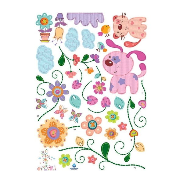 Sienų lipdukas su gyvūnais ir medžiu Ambiance-image-1