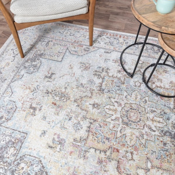 Kilimas kreminės spalvos 200x290 cm Flores – Asiatic Carpets-image-3