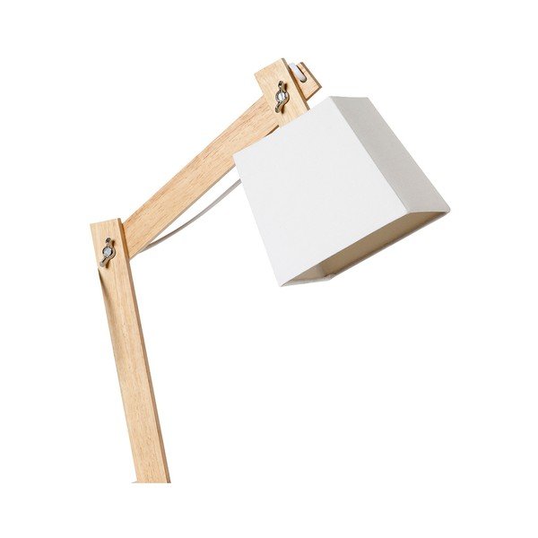 Baltas stalinis šviestuvas su medine konstrukcija SULION Erasmo-image-2