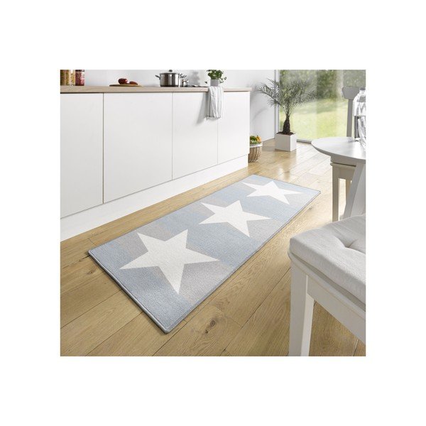 Mėlynai pilkos spalvos virtuvės kilimas Hanse Home Chateau, 67 x 180 cm-image-2