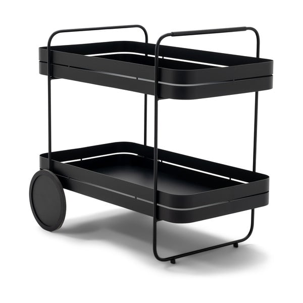 Iš metalo vežimėlis ant ratukų 74x42 cm Gin & Trolley – Spinder Design