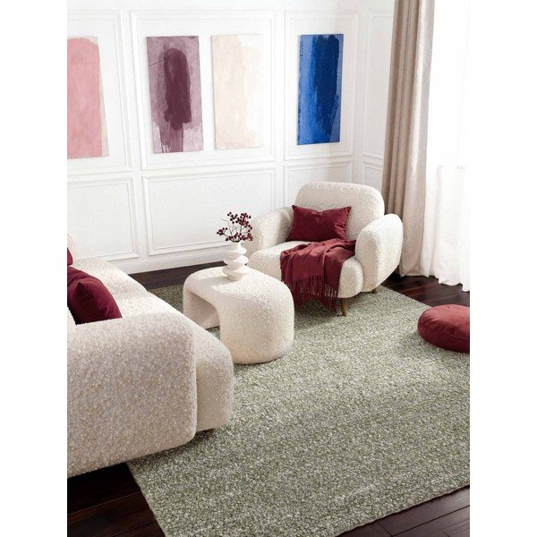 Rankų darbo šviesiai žalios spalvos kilimas 160x230 cm Notting Hill Portobello – Ted Baker-image-1