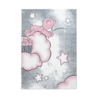 Vaikiškas kilimas rožinės spalvos/pilkos spalvos 140x200 cm Kids – Ayyildiz Carpets
