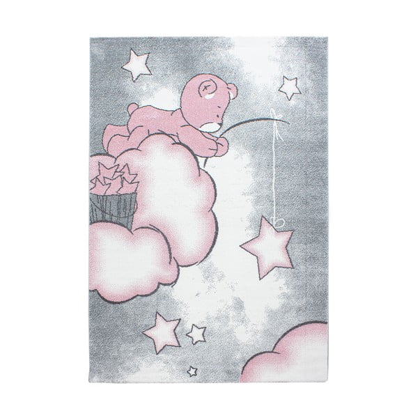 Vaikiškas kilimas rožinės spalvos/pilkos spalvos 120x170 cm Kids – Ayyildiz Carpets