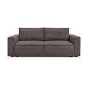 Taupe spalvos iš kordinio velveto sulankstoma sofa 245 cm Nihad – Bobochic Paris
