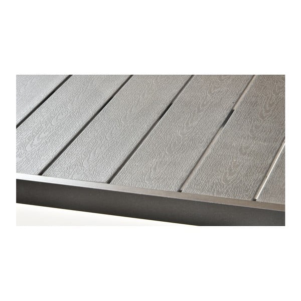 Sodo valgomojo baldų komplektas 6 asmenims su juoda kėde Paris ir stalu Viking, 90 x 205 cm-image-3