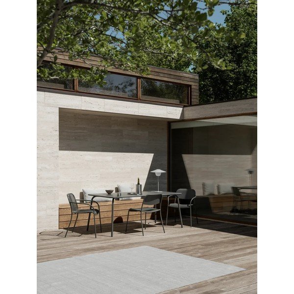 Pilkos spalvos metalinė sodo kėdė Yua Wire – Blomus-image-1