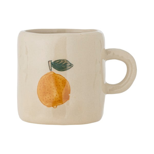 Kreminės spalvos iš keramikos vaikiškas puodelis 230 ml Agnes – Bloomingville Mini