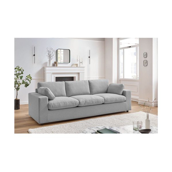 Šviesiai pilkos spalvos sofa 250 cm Belair – Bobochic Paris-image-1