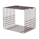 Bordo spalvos iš metalo kelių aukštų sieninė lentyna 38 cm Store-It – Mette Ditmer Denmark