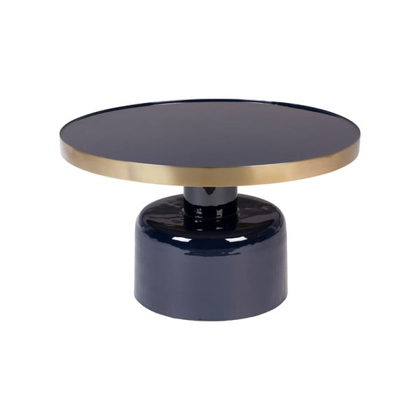 Iš metalo apvalios formos šoninis stalas ø 60 cm Glam – Zuiver