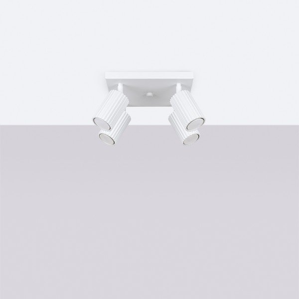 Baltos spalvos taškinis šviestuvas 25x25 cm Gleam – Sollux-image-4