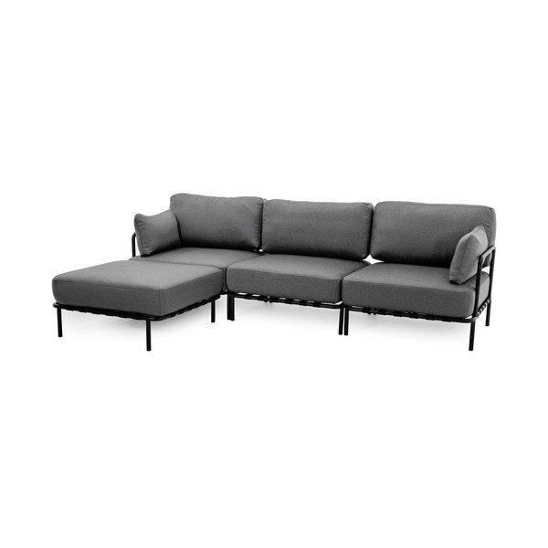Sodo modulinė sofa tamsiai pilkos spalvos 234 cm Salve – Sit Sit-image-3