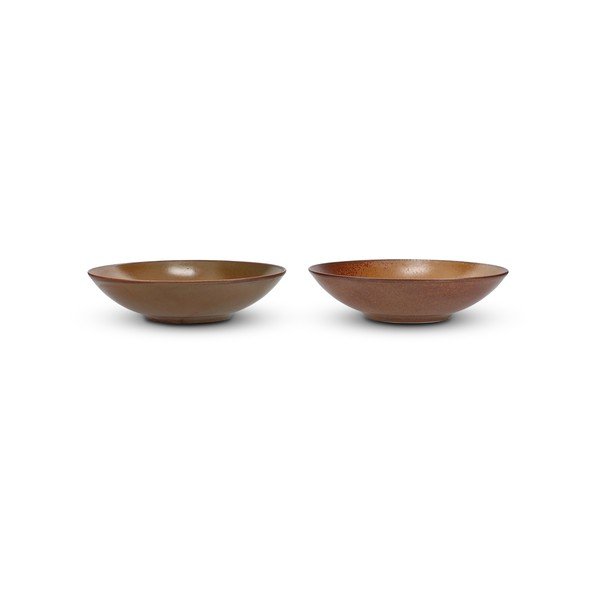 Rudos spalvos iš porceliano  dubuo ø 21 cm Ovio – BonBistro-image-2