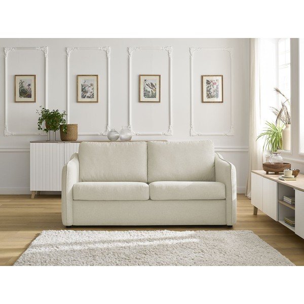 Smėlio spalvos sofa miegojimui/sulankstoma 178 cm Lenny – Bobochic Paris-image-1