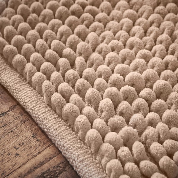 Vonios kilimėlis rudos spalvos 50x120 cm Aspen Bobble – Bianca-image-2