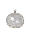 Pakabinama šviečianti Kalėdų dekoracija pilkos spalvos ø 18 cm Lina – Markslöjd