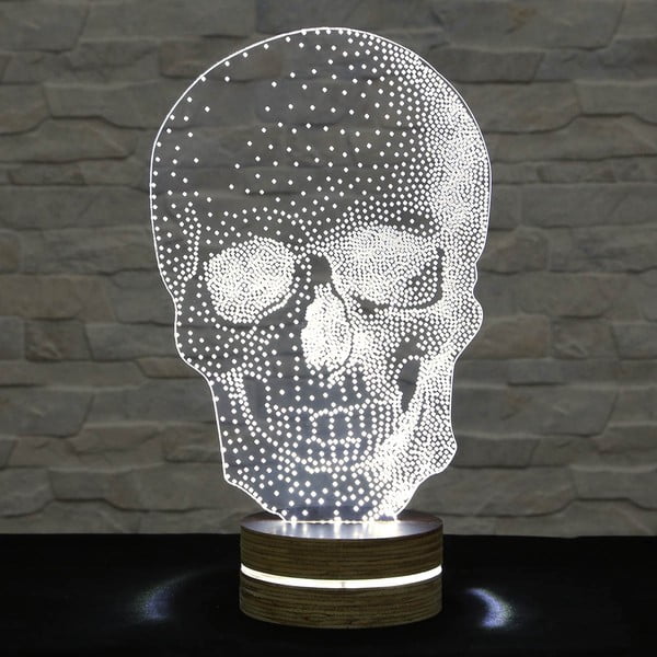 3D stalinis šviestuvas "Skull Classic