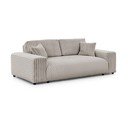 Šviesiai pilkos spalvos iš kordinio velveto sofa 213 cm Justin – Ropez