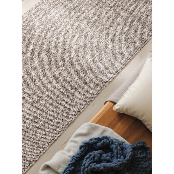 Skalbiamas kilimas pilkos spalvos 80x240 cm Rocco Taupe – Elle Decoration-image-3