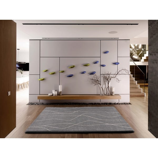 Pilkos spalvos kilimas 120x180 cm Routa – Universal-image-4