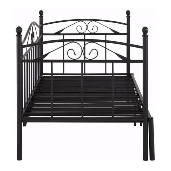 Juoda sofa-lova Støraa Bibi, 90 x 200 cm-image-2