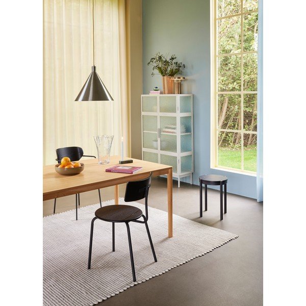 Valgomojo kėdės juodos spalvos 4 vnt. Koi – Hübsch-image-1