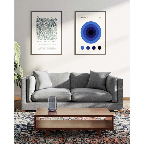 Sofa pilkos spalvos 235 cm Pomo – Ame Yens-image-3
