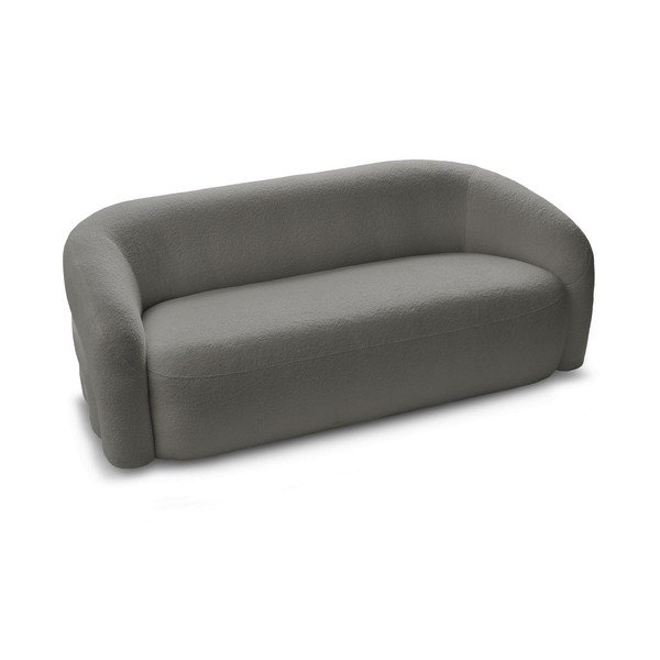 Pilkos spalvos sofa iš boucle 193 cm Elina – Bobochic Paris-image-3