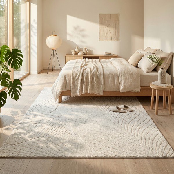 Kreminės spalvos kilimas 120x170 cm Lamina – ESTE-image-1